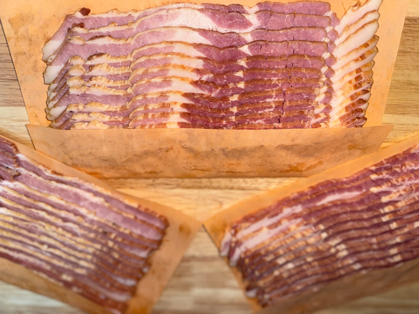 3lb of Regular Sliced Amish Style Smoked Bacon